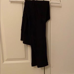 Full length workout leggings sheer design on side